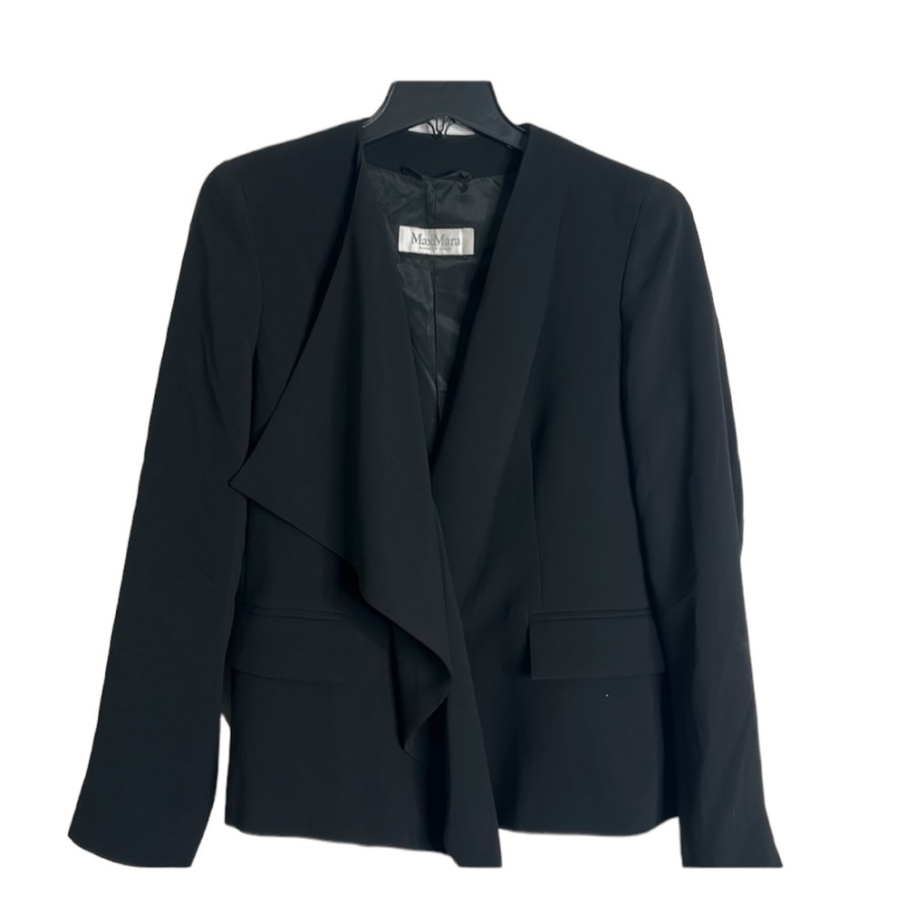 Max mara black blazers size 14 quite luxury classic